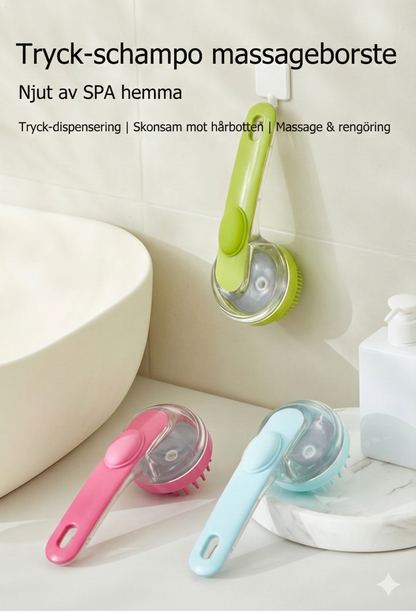 Badborste för Hund & Katt – Mjuk Silikonborste med Massage