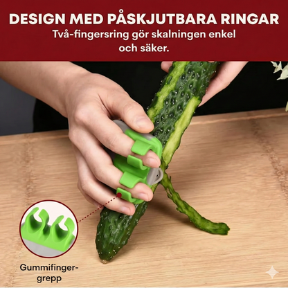 NordicGrip Creative Fruit-Vegetable Peeler 4-Pack