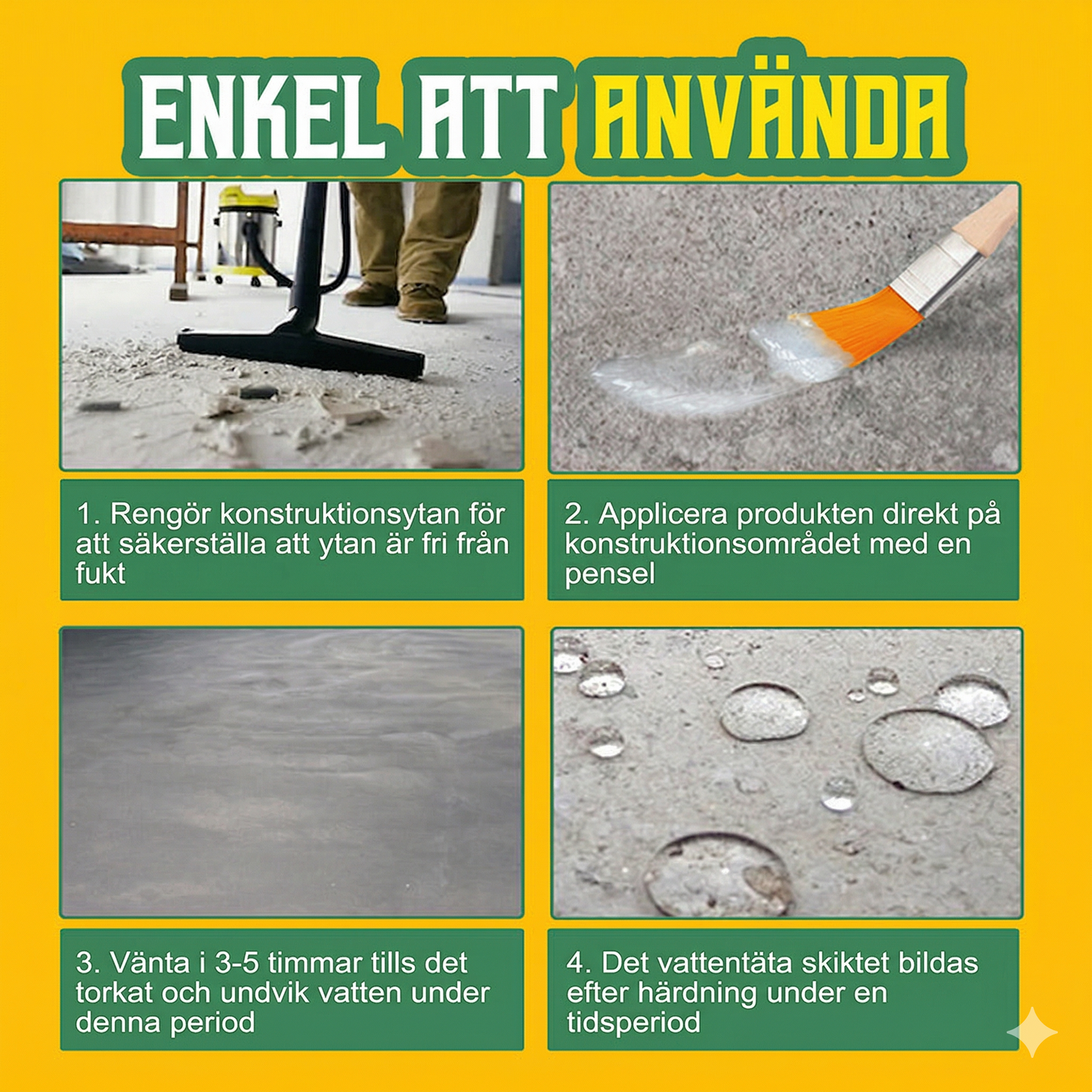 Transparent Vattentät Nanobeläggning – Osynligt Tätningsmedel Inklusive Pensel