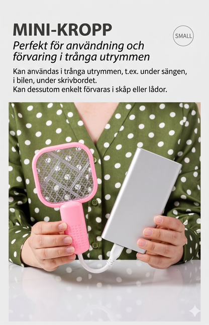 Automatisk Myggfälla med Blått UV-Ljus – Effektiv & Kemikaliefri Insektsdödare