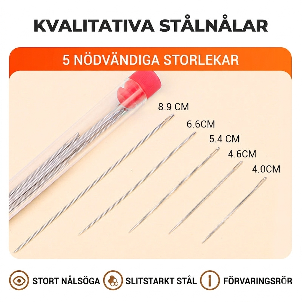 Komplett Sykit (37–86 delar) – Perfekt Present för Sömnad, Lagning & DIY