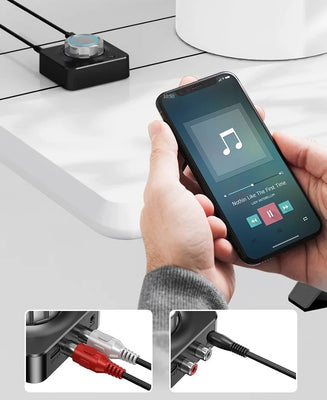 Trådlös Bluetooth 5.0 Audio RCA-mottagare – Modernisera ditt Hi-Fi-system