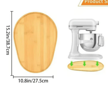 EcoSlide Nordic™Handgjord Glidbräda i Bambu för Köksmaskin