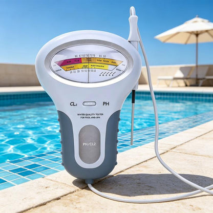 Digital Pooltestare för pH och Klor – Snabb Vattenmätare utan Kemikalier