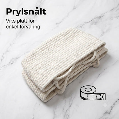 Vägghylla i Tre Plan med Bohemisk Repdesign – Utrymmesbesparande och Snygg Förvaring