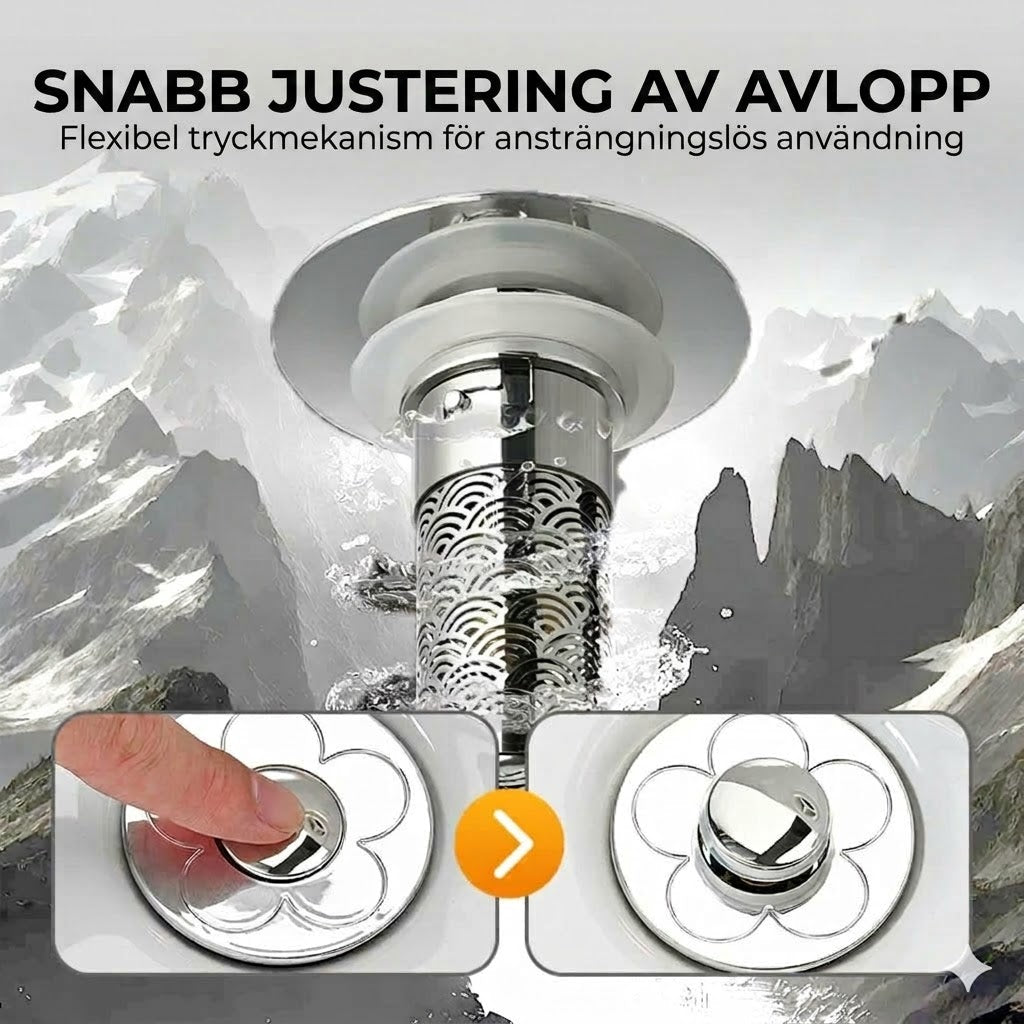 Avloppsfilter i Rostfritt Stål – Hårfångare mot Igensättning