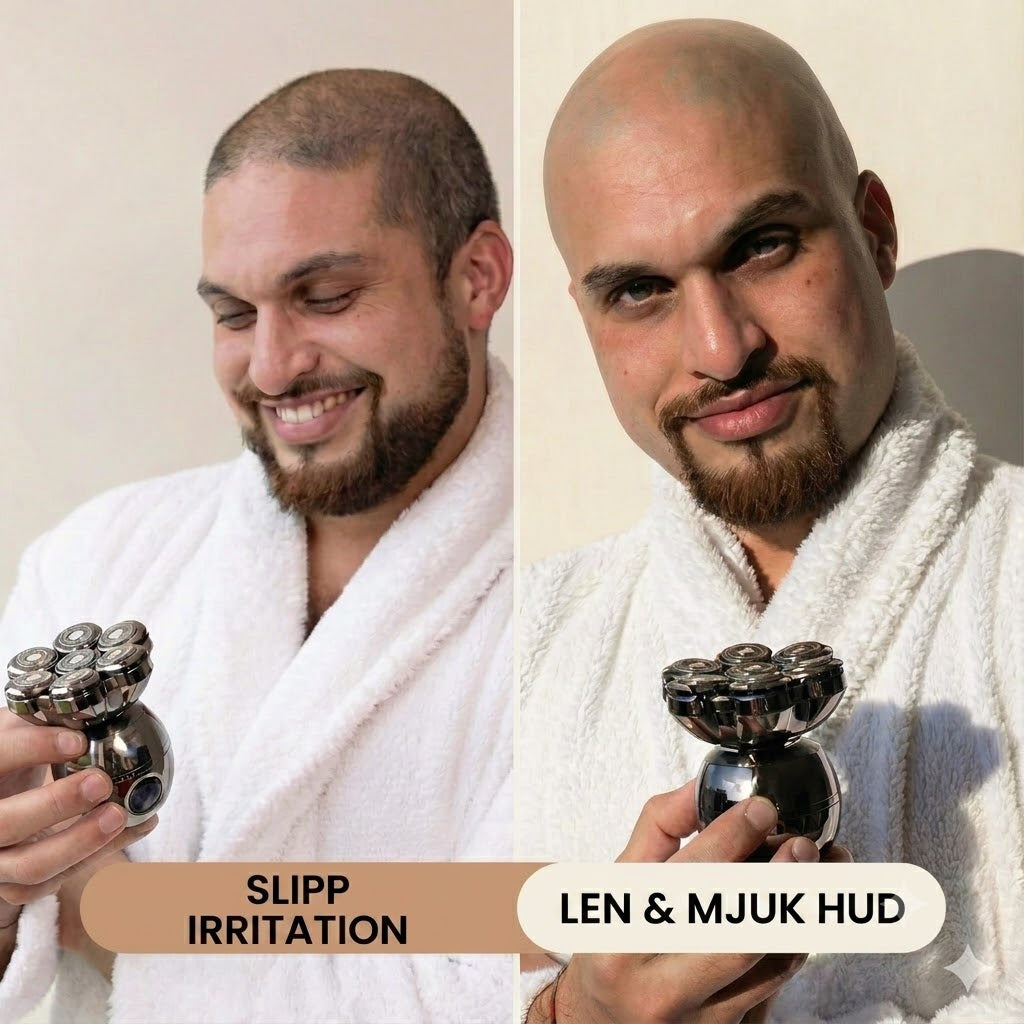 Vexton™ Pro 7D Roterande Shaver Set 5-i-1 – Sladdlös Rakapparat för Våt- och Torrakning