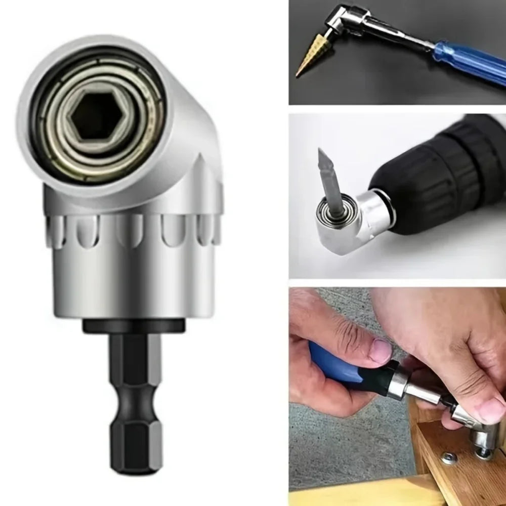 FlexiDrive 105° Vinkeladapter för Skruvdragare – Kompakt Vinkelväxel med Magnetisk Bitshållare