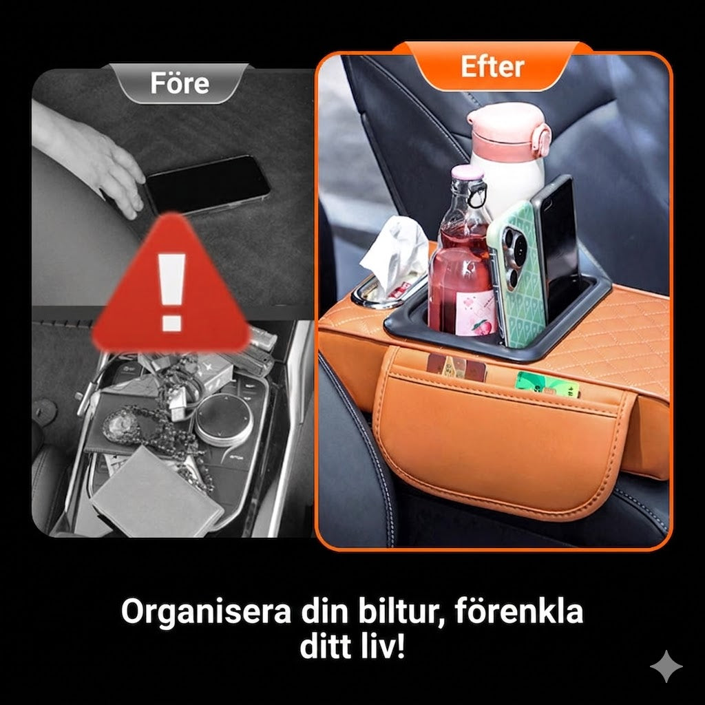 Multifunktionell Bilarmstödskudde