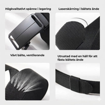 Taktiskt Stretchbälte med Spärrskaft – Ultralätt Bälte för Friluftsliv och Arbete