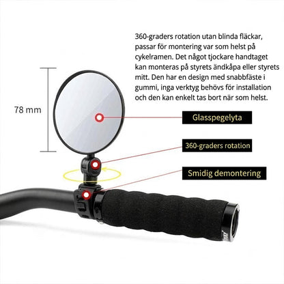 360° Roterbar Backspegel