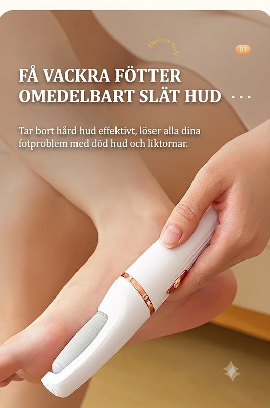 SilkEase™ Uppladdningsbar Elektrisk Fotfil