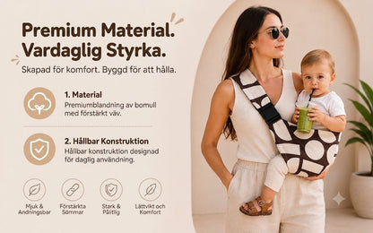 Ergonomisk Bärsele för Baby – Bekväm och Justerbar