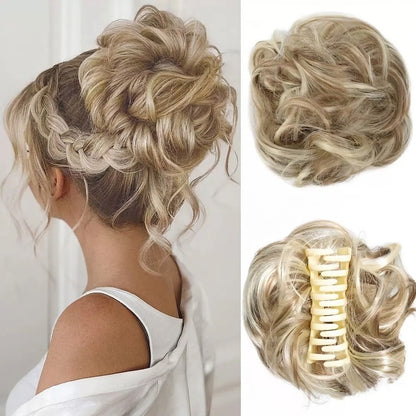 Messy Bun Hårknut med Kloklämma – Skapa en Perfekt Uppsättning på Sekunder Köp 1 Få 1 GRATIS
