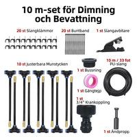 10-meterspaket (Liten trädgård)