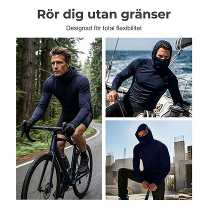 UV-skyddande Solskyddshuvtröja med Ansiktsmask
