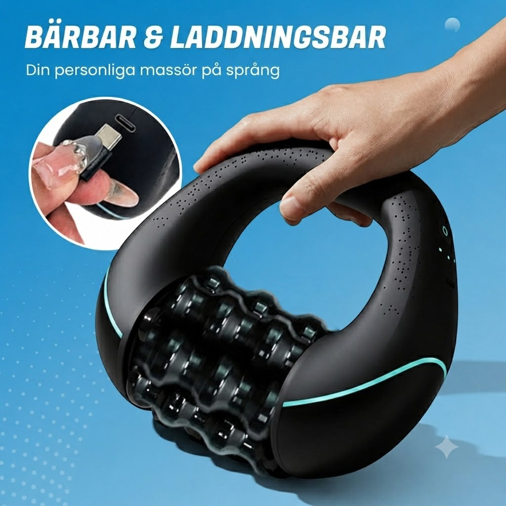 Elektrisk Handmassageapparat med Rullfunktion