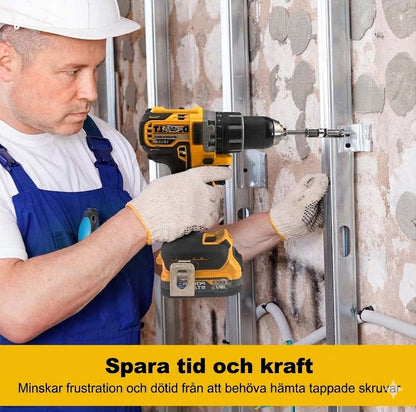 Fjäderbelastad Skruvguide för Automatisk Positionering