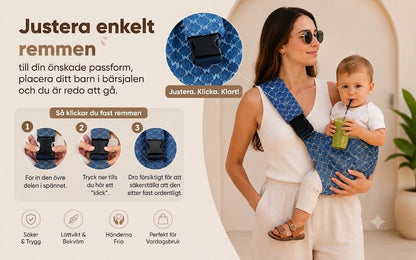 Ergonomisk Bärsele för Baby – Bekväm och Justerbar