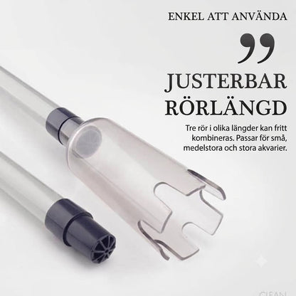 Elektrisk Slamsugare & Grusrensare för Akvarium
