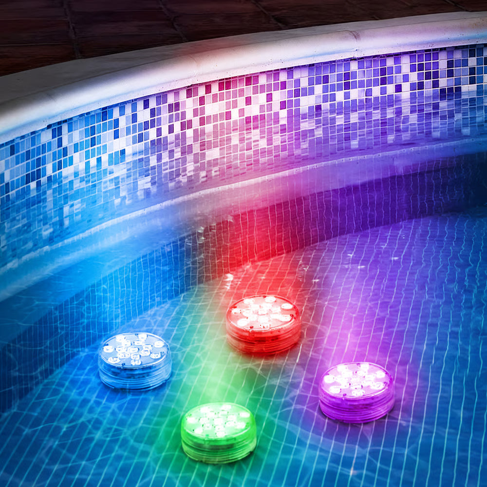 Vattentät RGB LED Poolbelysning – Köp 1 Få 1 Gratis (2-pack)