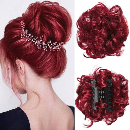 Messy Bun Hårknut med Kloklämma – Skapa en Perfekt Uppsättning på Sekunder Köp 1 Få 1 GRATIS