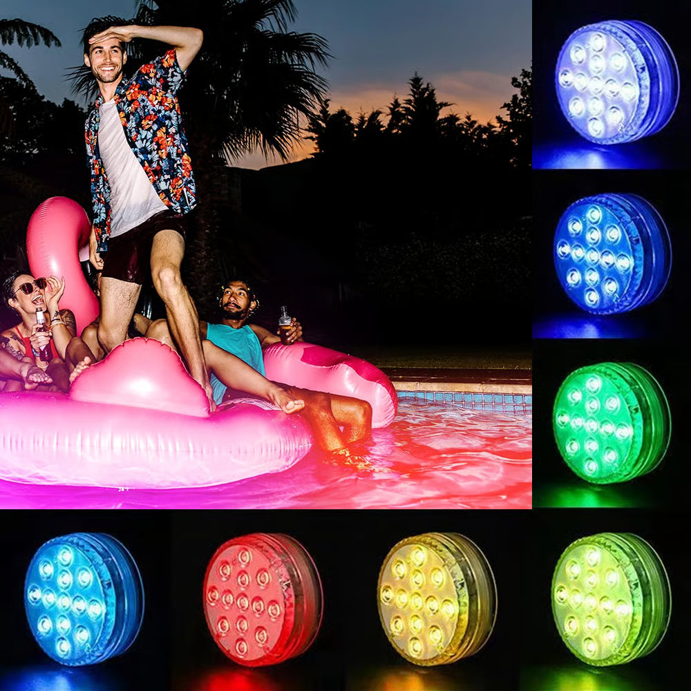 Vattentät RGB LED Poolbelysning – Köp 1 Få 1 Gratis (2-pack)