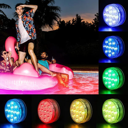 Vattentät RGB LED Poolbelysning – Köp 1 Få 1 Gratis (2-pack)
