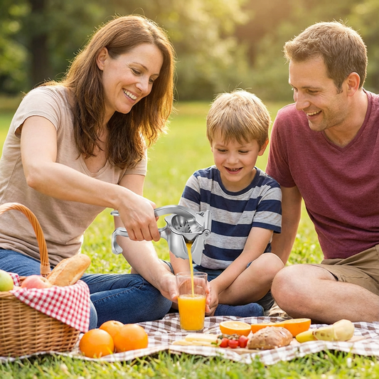 Kraftig Juicepress med Hävstång – Pressa Frukt Enkelt Utan El (Lätt att Rengöra) – Premium Kvalitet