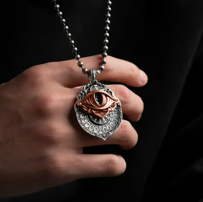 Handgjort Tarotanhänge för Kosmisk Visdom – Elegant Halsband i Retrodesign