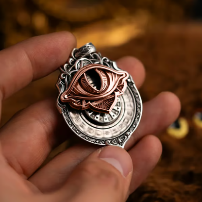 Handgjort Tarotanhänge för Kosmisk Visdom – Elegant Halsband i Retrodesign