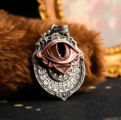 Handgjort Tarotanhänge för Kosmisk Visdom – Elegant Halsband i Retrodesign