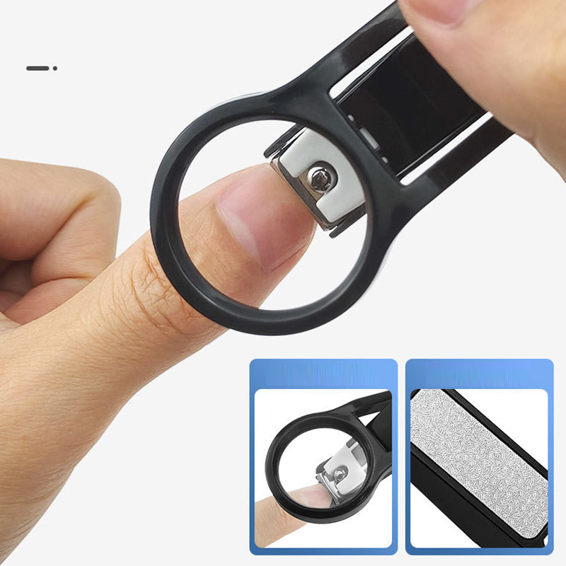 SilkEase™ Nagelklippare med Förstoringsglas & Uppsamlare