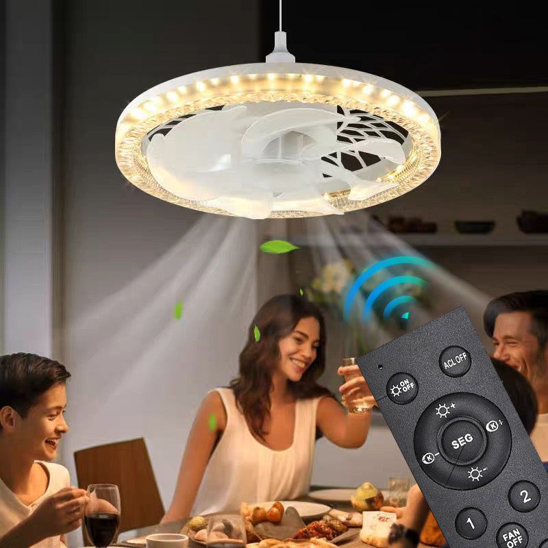 Smart Takfläkt med Lampa 2-i-1 och Fjärrkontroll