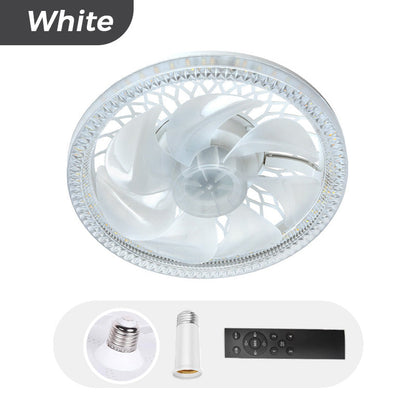 Smart Takfläkt med Lampa 2-i-1 och Fjärrkontroll