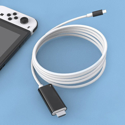 VoltLink™ USB-C till HDMI Kabel med Laddning – Switch, Mobil & Surfplatta