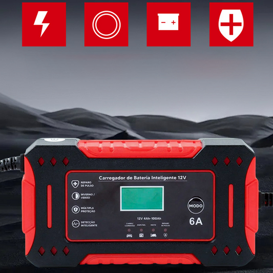 Smart Batteriladdare 12V (Bil & MC) – Helautomatisk Underhållsladdare med Reparationsläge