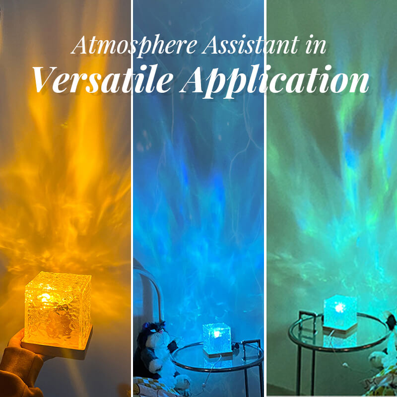 Vattenvågsprojektor med 3D-effekt – 16 Färger