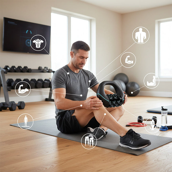 Elektrisk Handmassageapparat med Rullfunktion