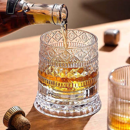 360° Roterande Whiskeyglas – Stresslindring & Förhöjd Aromupplevelse