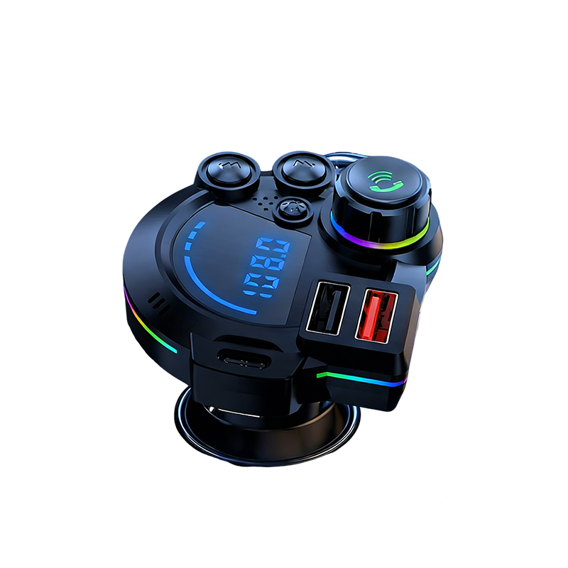 Universell Bluetooth FM-Sändare med Dubbla USB-Portar