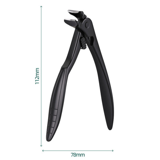 Ergonomisk Nagelklippare med Långt Handtag & Uppsamlare – Vinklat Huvud för Tjocka Tånaglar