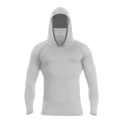 UV-skyddande Solskyddshuvtröja med Ansiktsmask