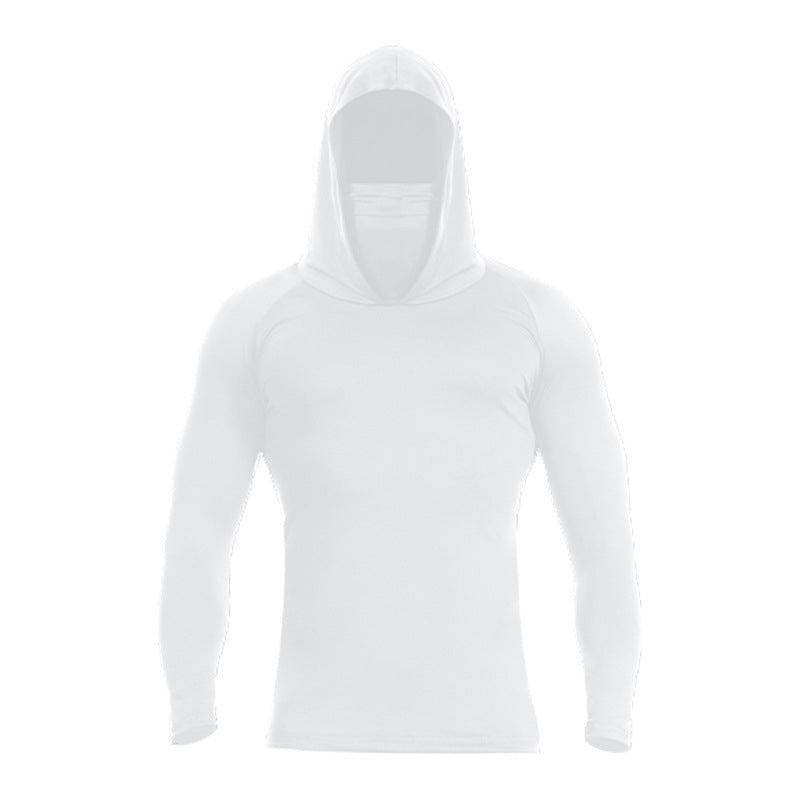 UV-skyddande Solskyddshuvtröja med Ansiktsmask