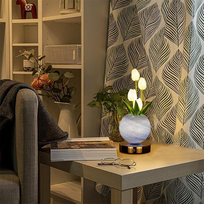 KiddieGlow™ Nattlampa Tulpanbukett – LED-bordslampa