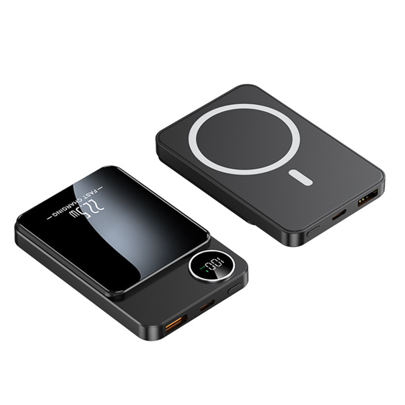 Magnetisk Powerbank 10000mAh för Resor – 22.5W Kabel och 15W Trådlös Snabbladdning