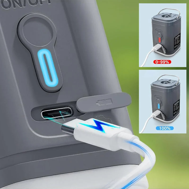 Uppladdningsbar Luftpump för Camping