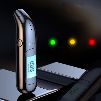 DriveSafe™ Digital Alkomätare – USB-laddning & LCD-skärm