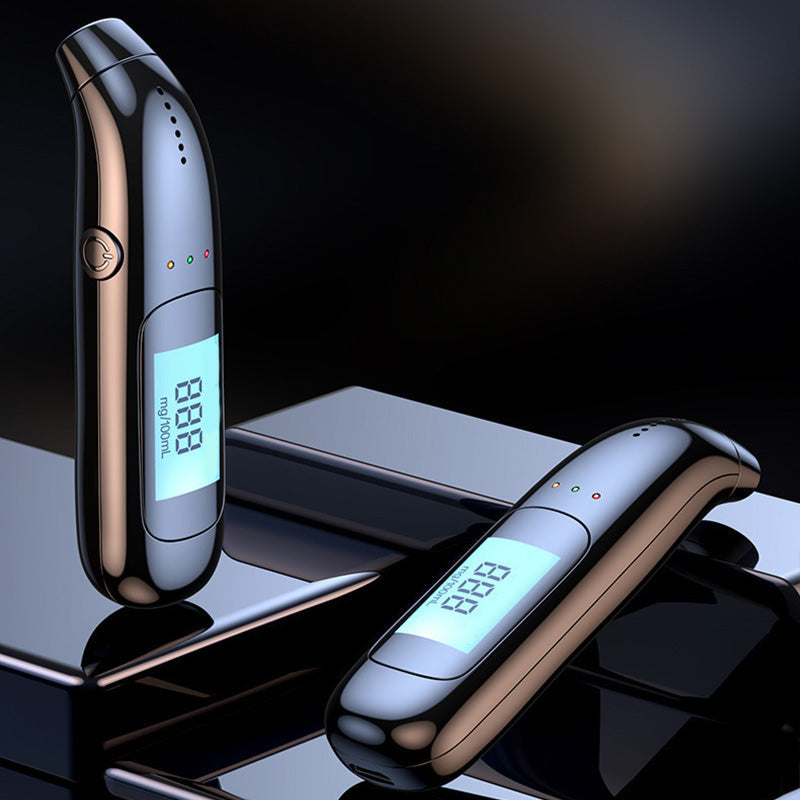 DriveSafe™ Digital Alkomätare – USB-laddning & LCD-skärm