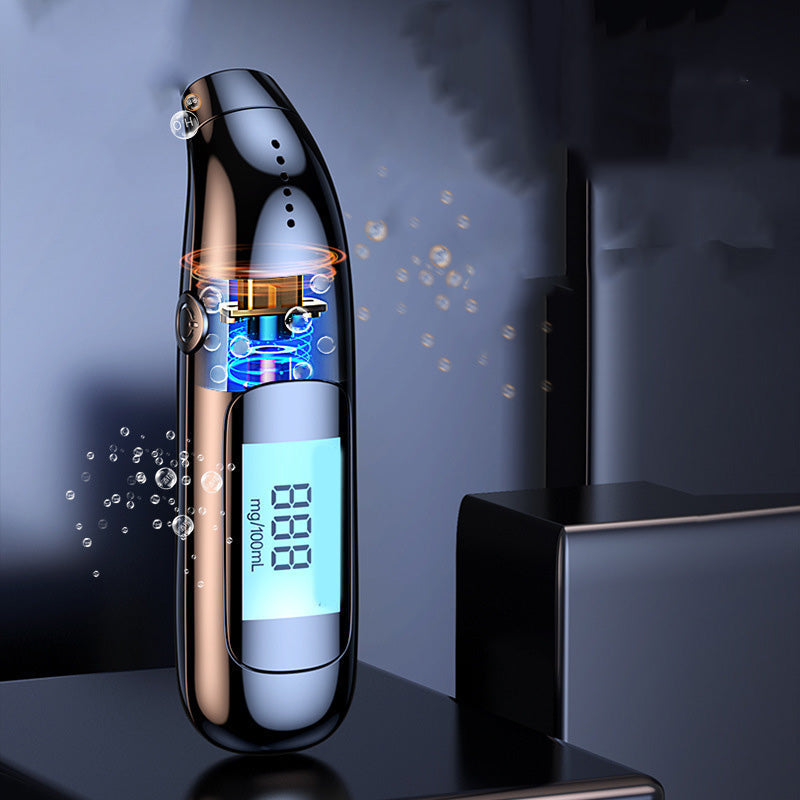 DriveSafe™ Digital Alkomätare – USB-laddning & LCD-skärm